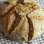 Хлеб без дрожжей на сыворотке за 40 минут