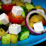 Настоящий греческий салат | простой рецепт